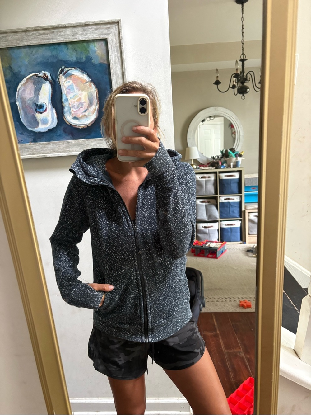 lululemon athletica Scuba full zip Speckled Zip Hoodie